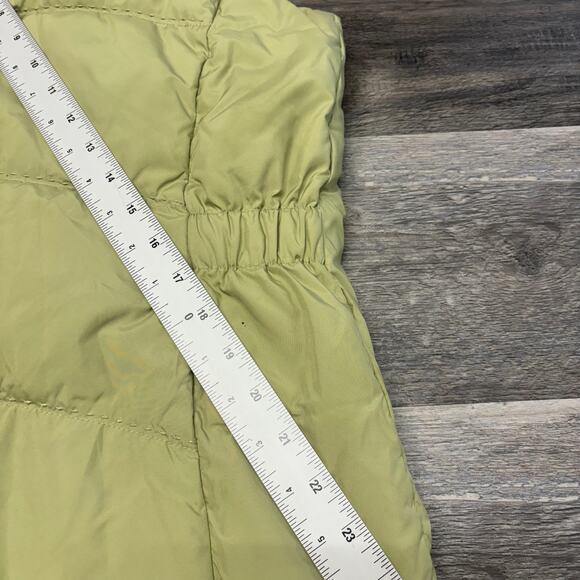 Eddie Bauer Green Mens M Premium Goose Down‎ Puffer Quilted Ski Jacket Vest - Picture 11 of 13